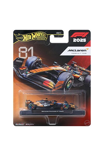 HOT WHEELS Premium 2025 Formula 1 McLaren # 81) Hrv11 - Jkd81
