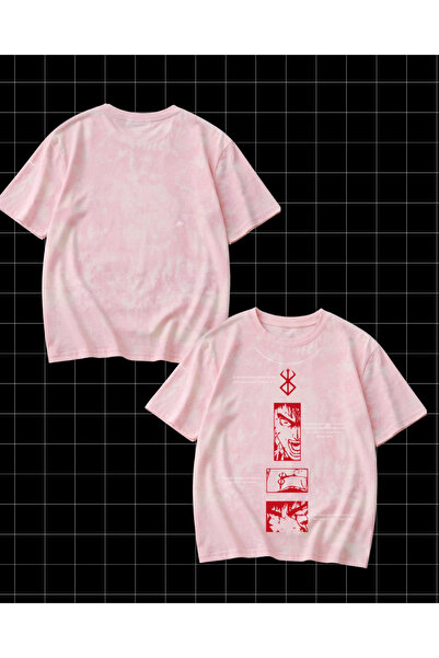 Toum Anime Berserk Printed Washable Vintage Unisex Oversize T-Shirt