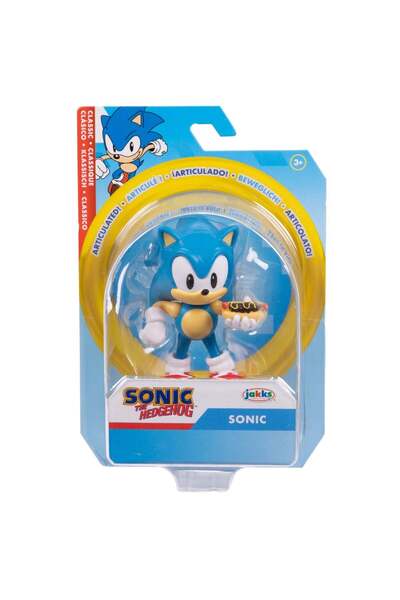 SONIC THE HEDGEHOG Figurina articulata, Sonic the Hedgehog, W19, Sonic, 6 cm