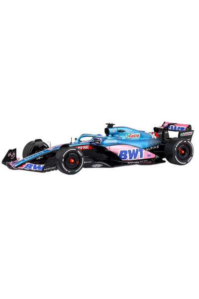 Solido Sigilat- Alpine A522 F1 Alonso GP Monaco 2022 Albastru- Scara 1:18-
