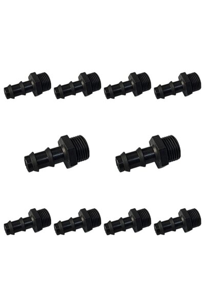 flores Set de 10 x Conectori din plastic pentru furtun de irigare prin picura...