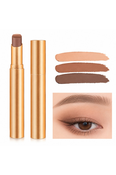 Yzs 3-Color Eyeshadow Pencil, Matte Earth, Creamy Texture, Easy Application, ...