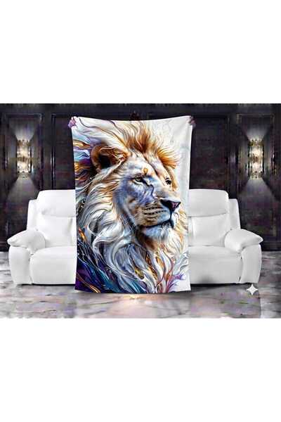 Elmas Dizayn Custom Design Brand 150X220 cm Tv Seat Bed Blanket Organic Cotto...