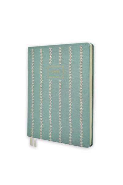 Episode 19X25 Hardcover Embroidered Cover - Sage Leaves