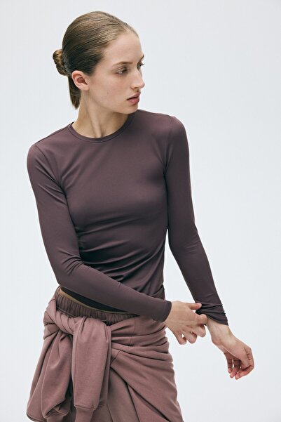 H&M Uzun Kollu Mikrofiber Üst