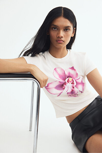 H&M Baskılı Tişört
