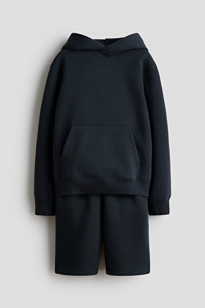 H&M 2 Parçalı İçi Tüylü Sweatshirt Set