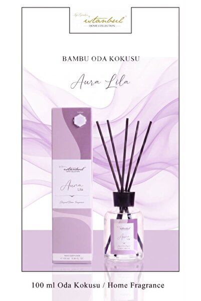 İyi Geceler İstanbul BAMBU ÇUBUKLU ODA KOKUSU AURA LİLA 100 ML