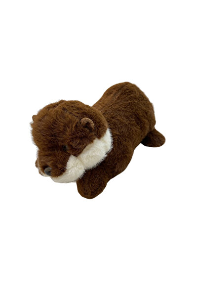 TRUST STORE Oyuncak Peluş 50 CM Yatan Su Samuru Ultra Yumuşak Sevimli Su Samuru Peluş Oyuncak