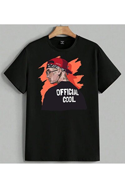 ELFERA Zvanična cool i slatka majica sa štampanim likom, unisex, oversize, crna