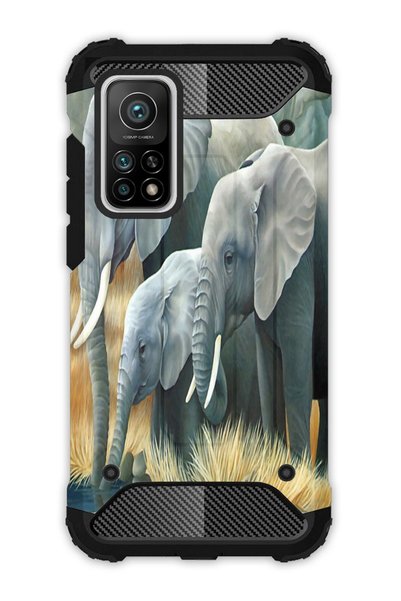 EGSTECH Mi 10t - Mi 10t Pro Case Army Tank Full Protection Anti-Shock - 3D Fi...