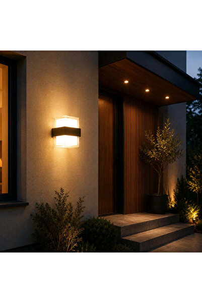 OEM Εφαρμόστε AMIRA Outdoor LED, 8W, 2 πηγές φωτός, ζεστό φως, μαύρο