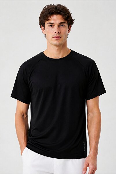 Head Men Classic Fit Short Sleeve Training T-Shirt, Black
