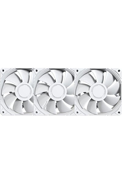 MONTECH E28 PWM 120mm Λευκοί Ανεμιστήρες, Πακέτο 3 τεμαχίων