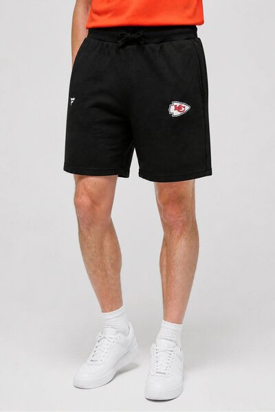 NFL Men Sportswear Fit Kansas City Chiefs Rugby Shorts, Black