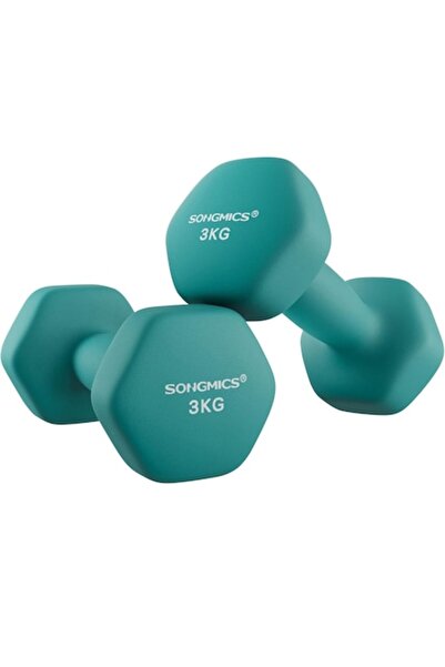 OEM Set 2 Gantere Fitness 2x3 kg, Neopren Antiderapant, Formă Hexagonală, pen...
