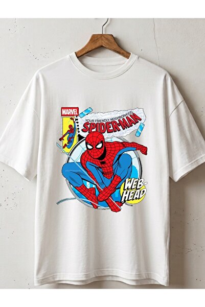 SVART WEAR Μπλουζάκι με στάμπα Spider-Man, Unisex, Oversize, 100% βαμβακερό