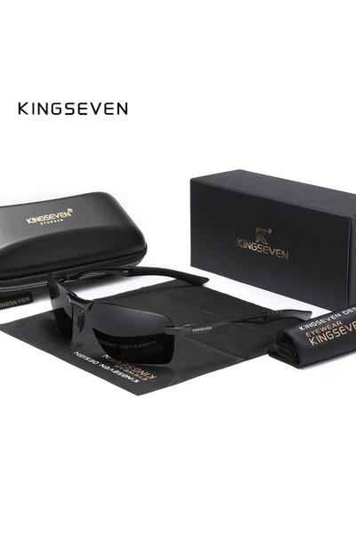 choice2 نظارات شمسية رجالية مستقطبة جديدة من KINGSEVEN لعام 2024 بإطار ألومني...