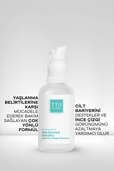TTO Clinic Göz Çevresi Serumu Nemlendirici Aydınlatıcı 30 ml Glutatyon Koenzim Q10 Göz Altı Bakımı