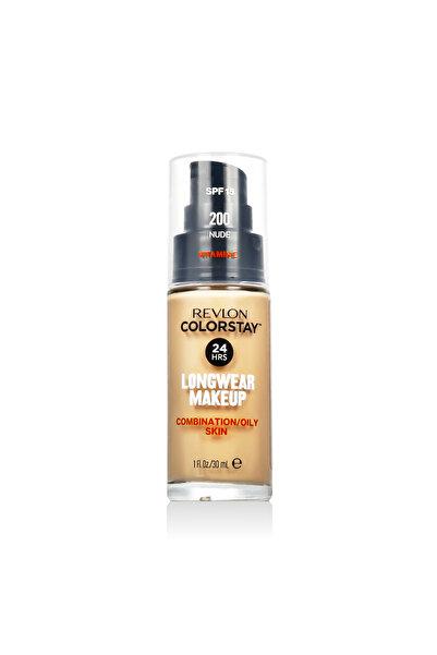 Revlon Colorstay Machiaj de lungă durată 24 de ore SPF 15 (200 Nude) 30 ml