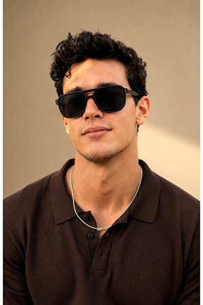 LOOKUP Pilot - Men's Square Sunglasses with Uv 400 Protection, 53, with Ekart...
