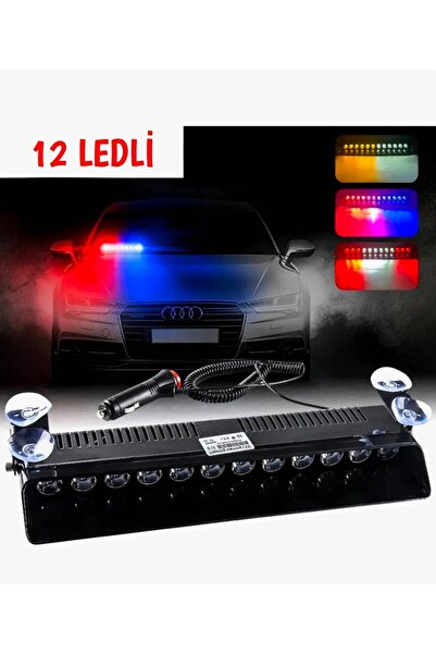 Genel Markalar CARUB ARAÇ İÇİ ÇAKAR CAMA VANTUZLU ÇAKMAKLIK GİRİŞLİ 12 LEDLİ ...