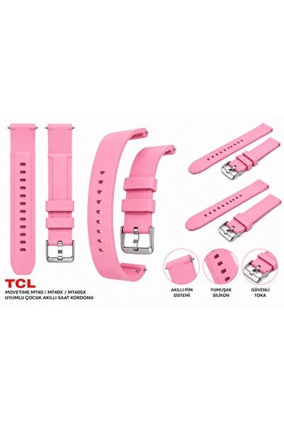 onlinekordon TCL MoveTime MT40, MT40X ve MT40SX Uyumlu Yumuşak Silikon Akıllı...