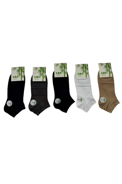 DACSHOP Бамбукови чорапи, комплект от 5, IL26, многоцветни