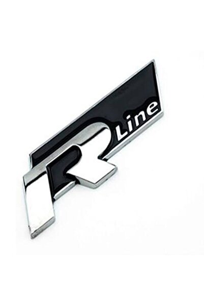 GARDENAUTO ملصق شعار تزوير معدني من R Line
