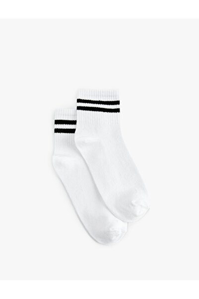 Koton Set de 2 șosete de tenis cu dungi