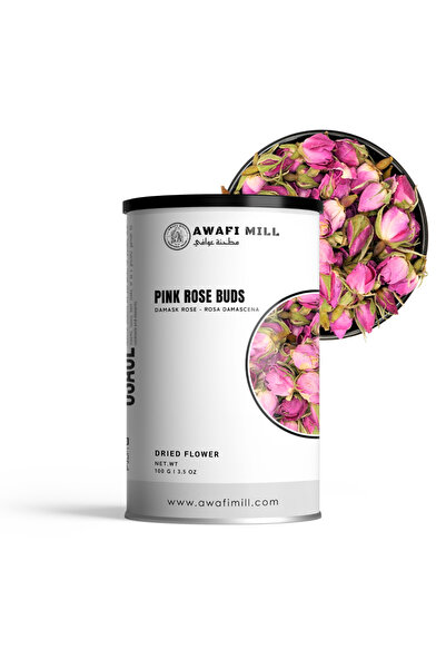 AWAFI MILL Pink Rose Buds 100g | Gulab Kali | Mei Gui Hua | Rosa rugosa