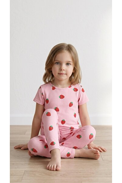 DANBİ Girl's 4,5,6,7,8,9,10,11 Year Old Seasonal Pajama Set
