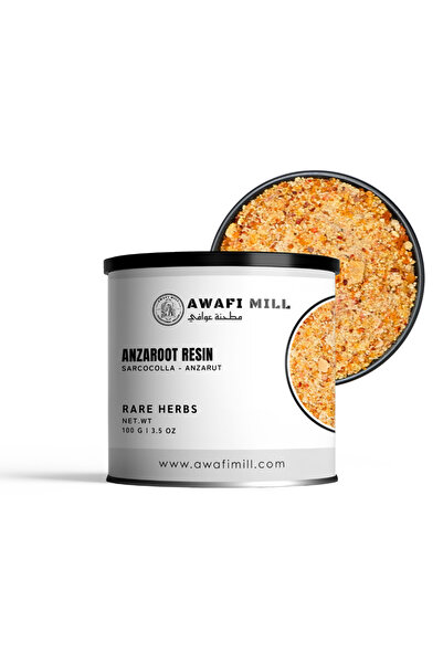 AWAFI MILL Sarcocolla Gum Resin 100 g | Anzaroot | Anzarut | Astragalus sarco...