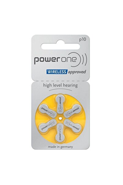 OEM POWER ONE p10 1.45V μπαταρίες ακουστικών βαρηκοΐας 6 τμχ