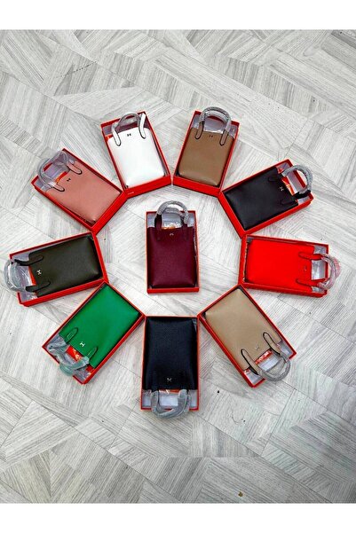 harmes Geantă de mână mini pentru femei, cu aspect de piele, design elegant, ...