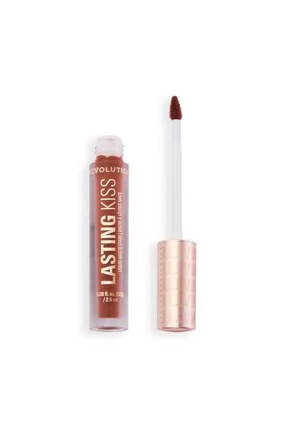 Revolution Lasting Kiss Liquid Lipstick Suede Nude