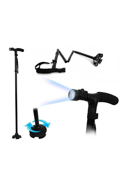 OEM Magic Cane Πτυσσόμενο Μπαστούνι Ασφαλείας με Φως & SOS