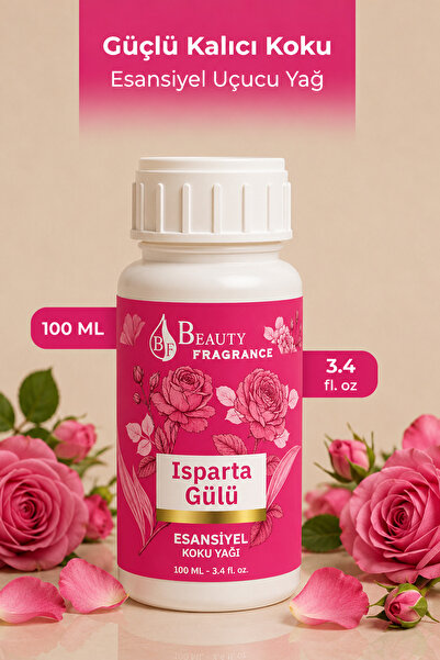 BF BEAUTY FRAGRANCE Isparta Gülü Koku Yağı 100 ml - Buhurdanlık ve Difüzör İçin