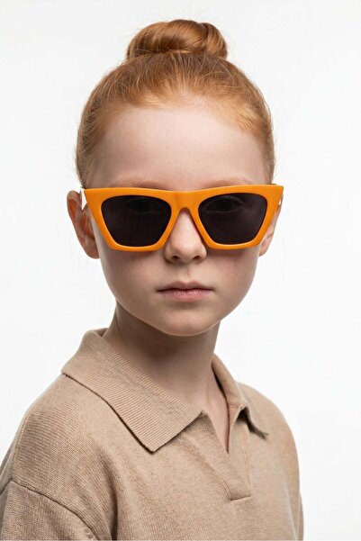 Bilge Karga Lumio Orange Black Children's Sunglasses