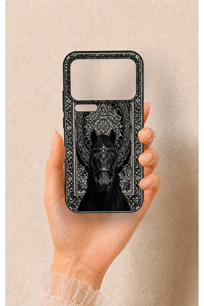 Vip Case Mi 17 Pro Max Uyumlu Etnik At Figürü Desenli Silikon Kılıf