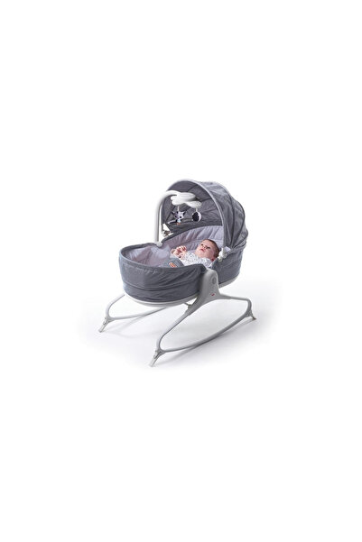 Tiny Love Scaun balansoar multifuncțional mic cu copertină, gri