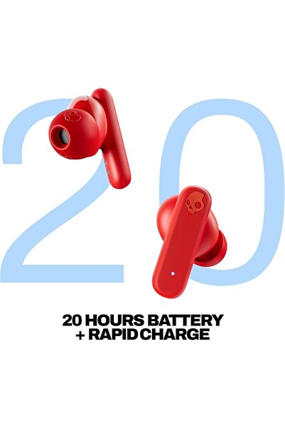 Skullcandy سماعات أذن لاسلكية من سموكن بادز، 20 ساعة من الاستقلالية الذاتية، ...