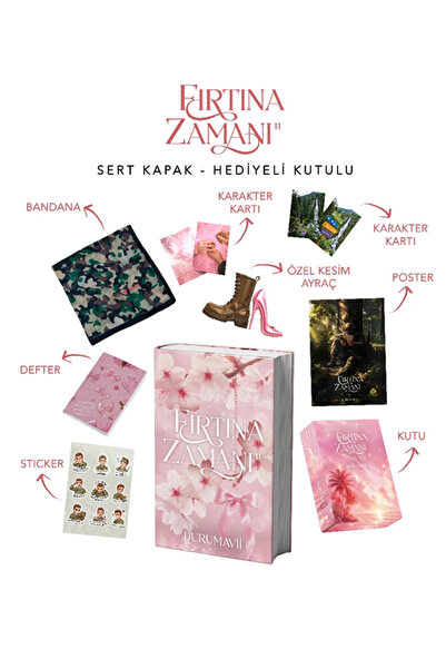 Vera Kitap Fırtına Zamanı 2 ( Kutulu - Ciltli - Bandana ) Bdrkitap Küçük Pren...