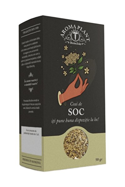 Aroma Plant Ceai flori de soc (Sambucus nigra), 100% , fara aditivi sau pesti...