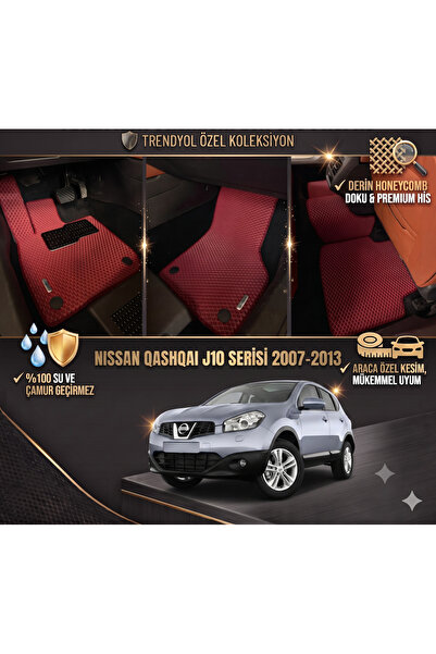 8D OTO PASPASI NİSSAN QASHQAI J10 SERİSİ 2008 - 2013 PREMİUM ARACA ÖZEL EVA P...