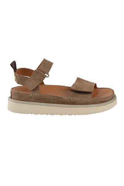 Pegia Velcro Suede Women's Sandals 215572 Sahra