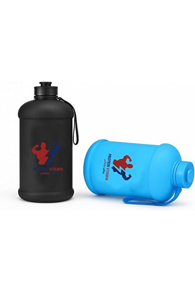 Alcoach Water Bottle(Never Give Up) (2.2 L) | Half Gallon | Carry Handle | Bi...