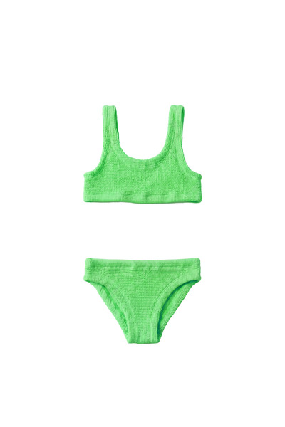 Sandshaped Sofi Mini İtalyan Crinkle Bikini Takımı Neon Yeşil