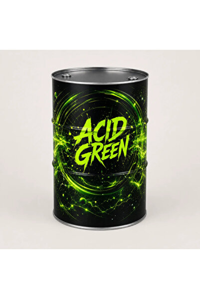Generic Brand Masă tip butoi personalizată CISKO Acid Green – Neon Festival