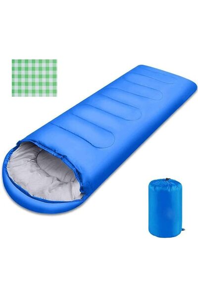 YESMAX Ultralight Camping Sleeping Bag Set with Waterproof Mat - 82.7x29.5in ...